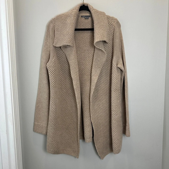 Vince Sweaters - Vince Yak Wool Cardigan Medium Tan Thick Warm Cozy Long Sleeve Sweater Winter